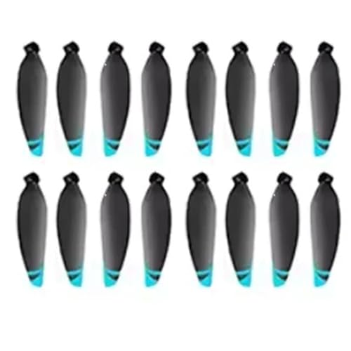 Batterie et hélice feuille d maple drone M5S pack 16 pièces bleu quadrirotor