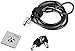 I3C Laptop Cable Lock Hardware Security Cable Lock Anti Theft Combination Lock for iPad Tablet Laptop MacBook Dell HP Lenovo Kindle Surface Samsung Android and All Other Notebooks and Tablets