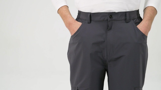 WENRONSTA Men's Quick-Dry Hiking Cargo Pants - Lightweight Waterproof Work Pants With 6 Pockets