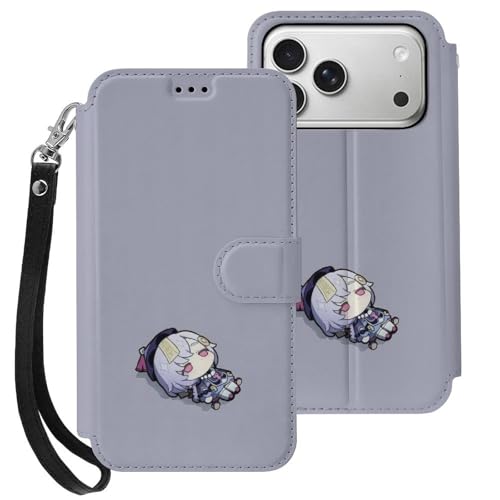 For ���_ Genshin Impact �Ή� iPhone 17pro �X�}�[�g�t�H���P�[�X �蒠�^ ����PU���U�[ ���u���X�^���h�@�\�t�� �J�[�h�X���b�g �X�g���b�v�t�� ���z�^ �}�j���A���� �J�[�h���[ ��G�肪�悢 �}�O�l�b�g�� �|�����z���� 