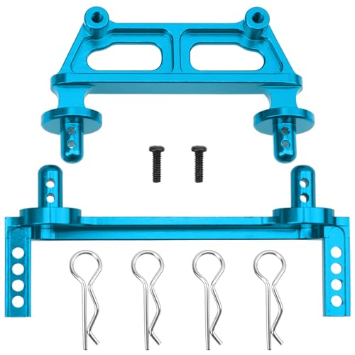ShareGoo Metal Front & Rear Body Mounts Body Posts Compatible with Hyper Go H16BM H16DR H16 MJX 16207 16208 16209 16210 1/16 RC Car Upgrade Parts (Blue) -  Share Goo, HS083A