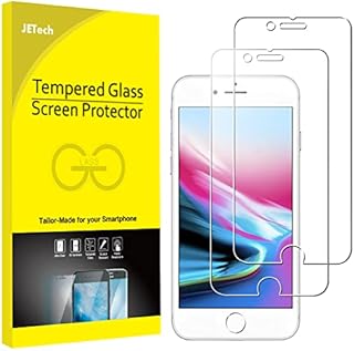 JETech Screen Protector for iPhone 8, iPhone 7, iPhone 6 and iPhone 6s, Tempered Glass Film, 2-Pack