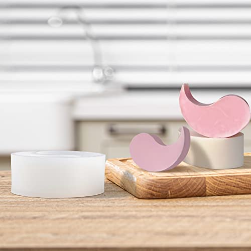 Wopodi Silicone Candle Molds Tai Chi Symbol Yin Yang Flower Pot Mold Epoxy Resin Concrete Clay Succulent Planter Mould Diy Art Crafts Chocolate Fondant Beeswax Scented Soap Molds Cake Decor (Short) #TOP5