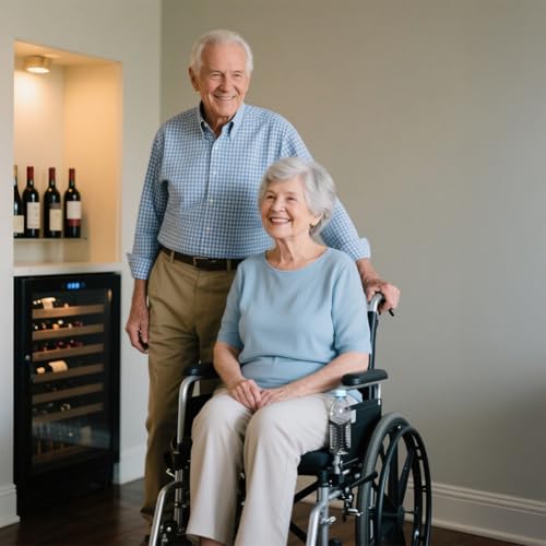 image for Creolim Universal Walker Cup Holder, Wheelchair Cup Holder, Rollator A