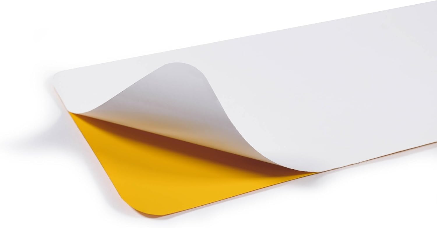 Durable Señalización de suelo rayas de cebra 200/05, adhesivo para suelos (5 rayas), similar a RAL 1003 amarillo señal, 181004