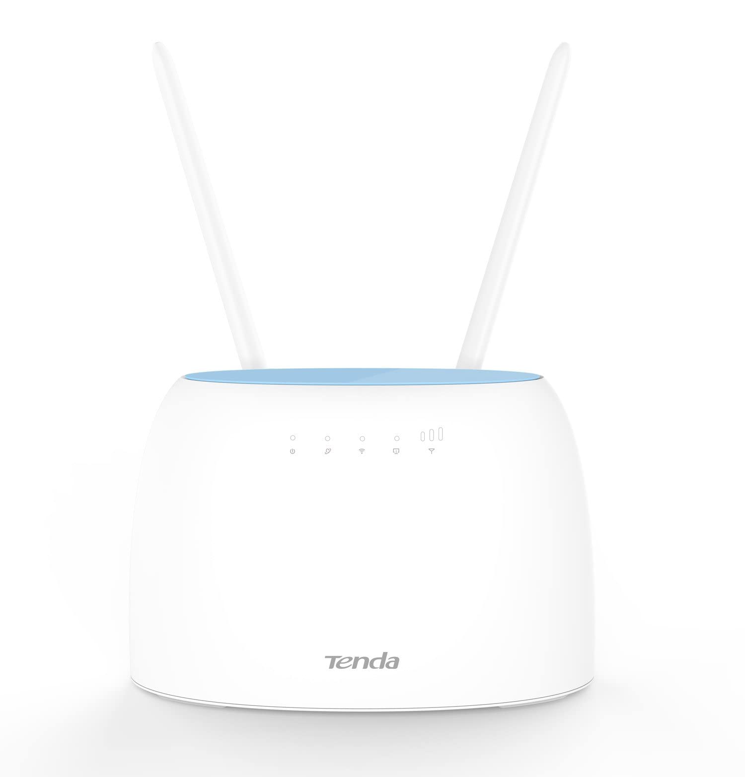 Tenda Routeur 4G09 AC1200 Bi-Bande 4G + Mobile Routeur avec Carte SIM pour Tout Opérateur, Cat6 300Mbps, Connectivité Jusqu'au 64 Appareils, Antennes Amovibles