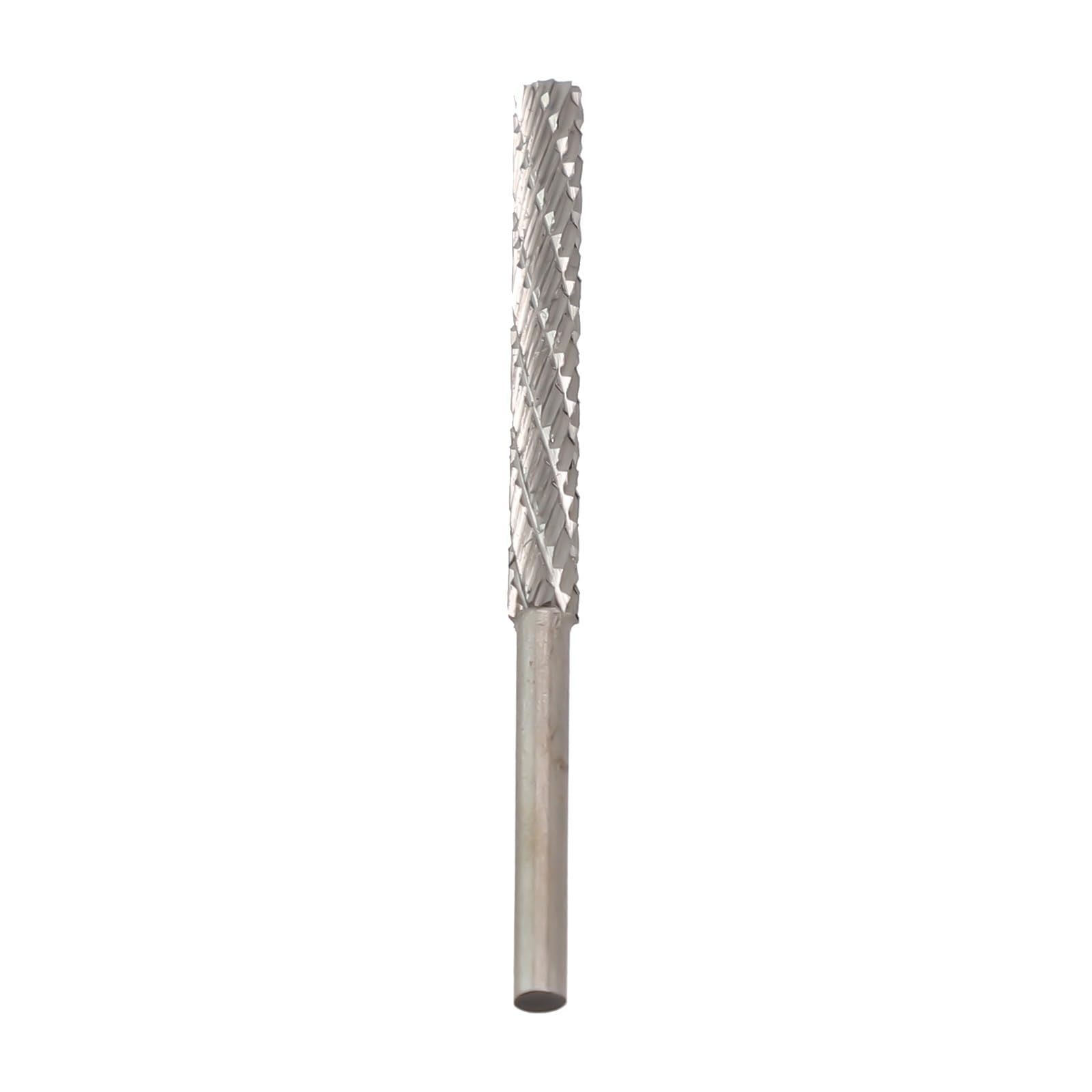 Heavy Duty Rotary File 3.0mm/4mm/5mm/6mm ShankRotary File High Speed Steel Burr Tool Plastic Wood Carving for Deburring(5mm)