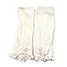 Produktbild Damen Stulpen häkeln stricken Cotton Lace Trim Stulpen Boot Stulpen Beinwärmer weiß