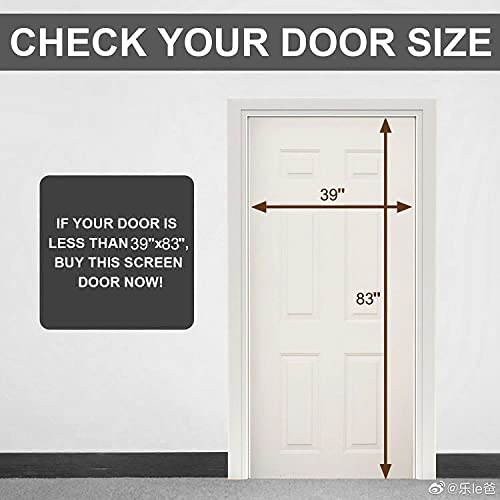 Magnetic Screen Door-Self Sealing, Mesh Screen Door With Heavy Duty Mesh Curtain, Pet And Kid Friendly, Fits Doors Up To 39 X 83-Inch #TOP3