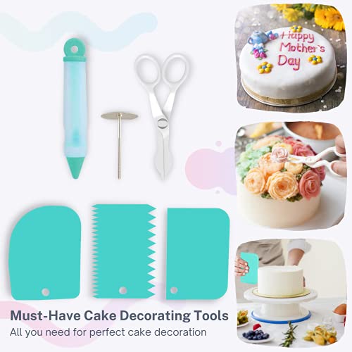 Cake Decorating Tools 115-Piece Piping Bags and Tips Set Cake Decorating Kit with 42 Piping Tips Cake Decorating Supplies with Frosting Tips and Bags Cupcake Decorating Kit Cookie Decorating Supplies