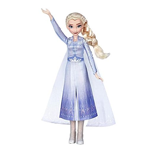 Disney Frozen E6852 Sjungande Elsa Docka med Musik, Inspirerad av Frozen 2, Barn från 3 år och uppåt