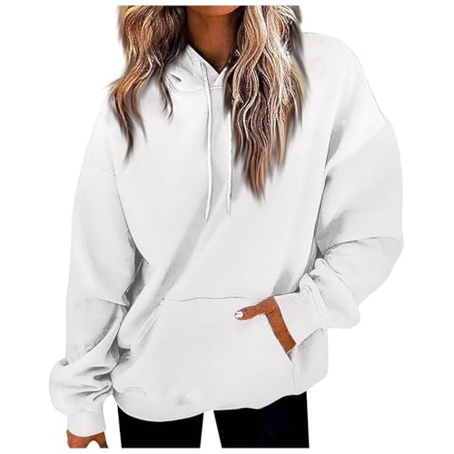 Sweat femme capuche confort : hoodie oversize décontracté chic pour l'automne