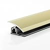 Overgangsprofiel met basisprofiel 100 cm zilver