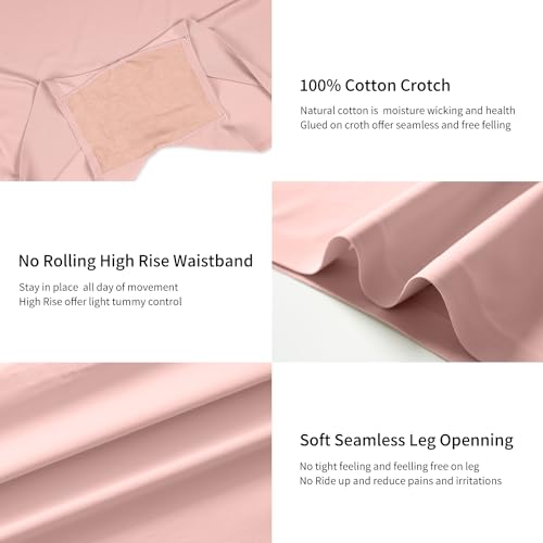 Image of SHARICCA BoyShorts Panties for Women Seamless Soft Boy Shorts Underwear Short Boxer Briefs Anti Chafing Multiple Pack