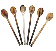 Marycrafts 6er Set Kaviarlöffel Eierlöffel...