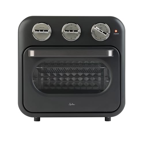 JATA JEFR1816 - Freidora de Aire sin Aceite de 16 L. Air Fryer 1400 W. Horno de Sobremesa. Función Horno o Freidora de Aire. Temproizador 60 minutos. Con Luz. Incluye Bandeja, Rejilla y Cestillo