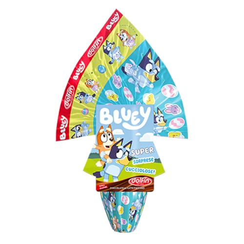 Dolfin Bluey Uovo di Pasqua Cioccolato al Latte con Sorpresa 150g