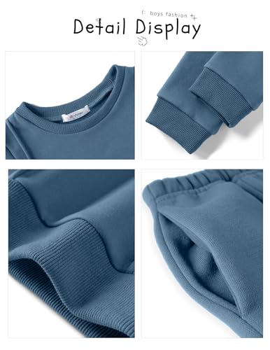 Image of Toddler Boys boys sets ,Long Sleeve Fleece Fall Winter boys sweatsuit
