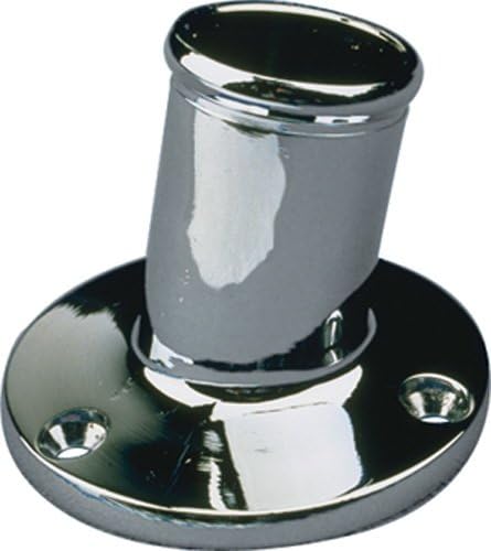 SEA DOG CORPORATION Flag Pole Socket 1" Chrome Brass