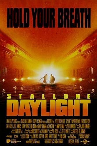DAYLIGHT (1996) Original Authentic Movie Poster 11x17 - S/S - Sylvester Stallone - Amy Brenneman - Viggo Mortensen - Dan Hedaya