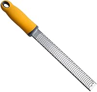 Wellehomi Lemon Zester & Cheese Grater - Premium Citrus Zester, Kitchen Grater for Parmesan, Chocolate, Fruits, Vegetables, Ginger - Stainless Steel Blades