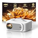 Projector 4k: [Official-Apps/Auto Focus/35W Dolby Audio] Smart Projector Bluetooth5.2 & WiFi6,Auto Keystone Focus,HDR10+,Lisowod Portable Projecteur for Movie Home Theater