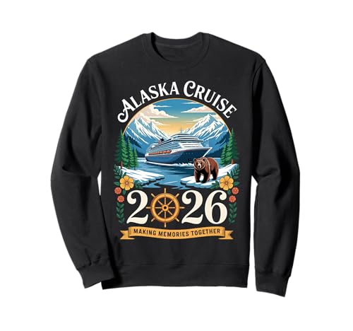 Alaska Cruise Trip 2026 Family Vacation Design Sweatshirt