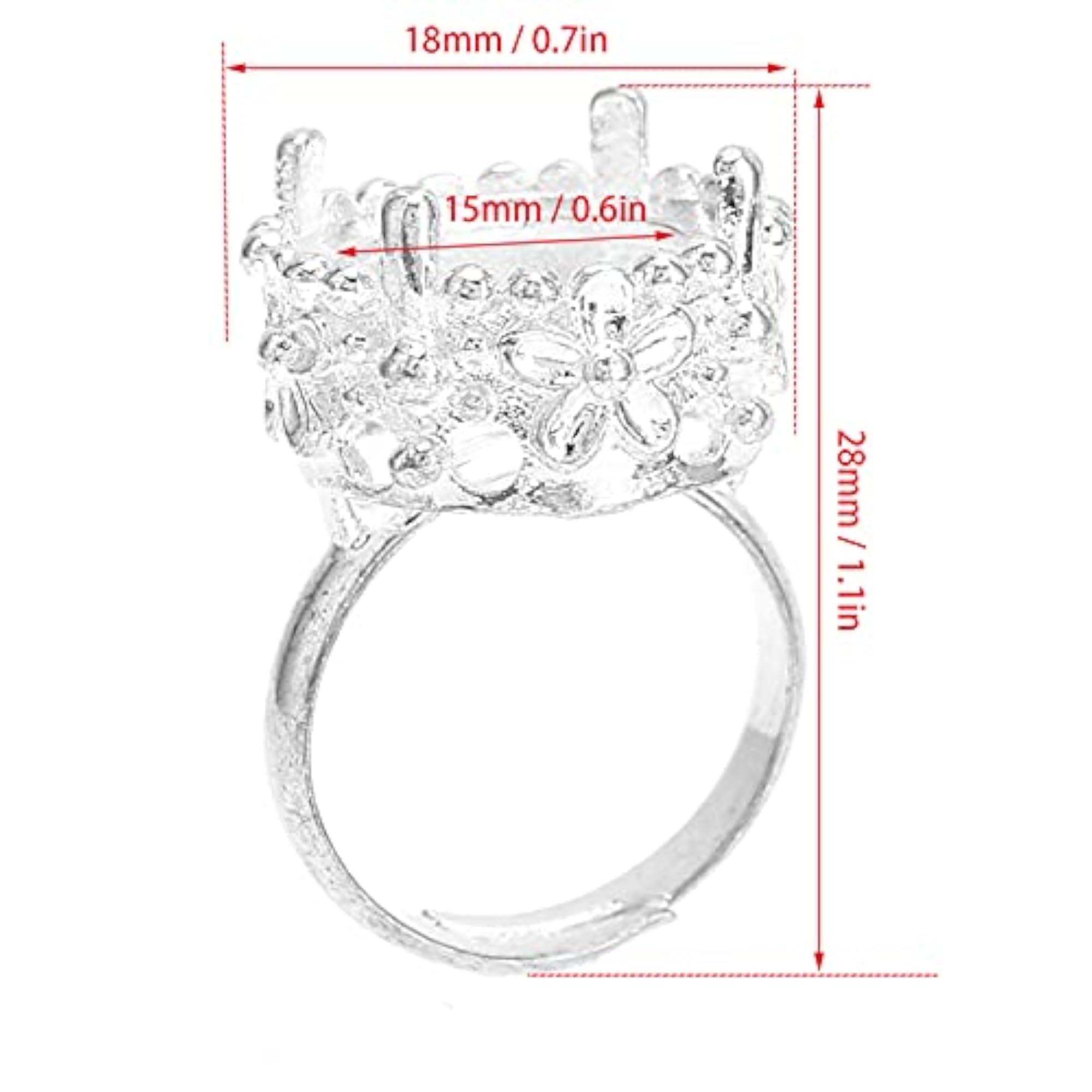 Jewellery Making Supplies Portable Finger Ring Base, 5pcs Set