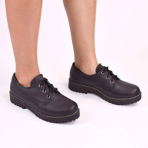 Oxford Feminino Chiquiteira Napa Preto Ff 38