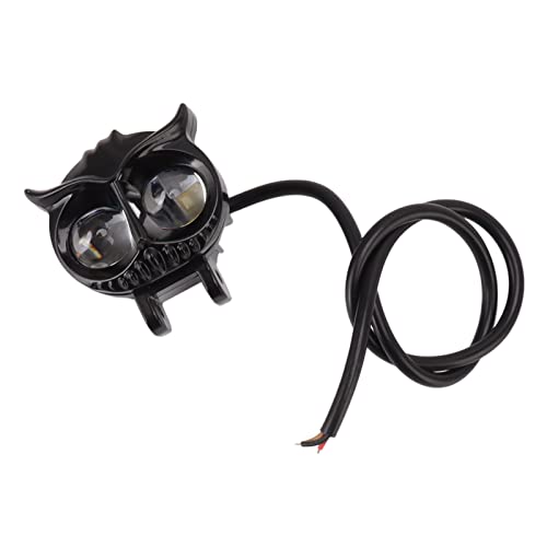 Luzes de Nevoeiro para Motocicleta Luz Amarela Modificada para Luz Branca LED 2000Lm Coruja Externa