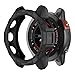 MYSNBKN Case Cover Compatible with Garmin Epix Pro 47mm/Fenix 7 Pro/Fenix 7 Case Protector TPU Protective Case Frame for Fenix 7 Smart Watch (Black)