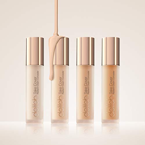 Delilah Take Cover Radiant Cream Concealer - Full, Buildable Coverage - Bright, Even Complexion - Smooth, Flawless Finish - Vegan And Paraben Free - Dermatologically Tested - Marble - 0.12 Oz #TOP4