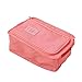 Produktbild Trada Kleidertasche, Praktische Reise Aufbewahrungstasche und Multifunktionelle Nylon 6 Farben Portable Organizer Taschen Schuh Sortierung Reise Organizer Tasche praktisch zum Reisen (Rosa)