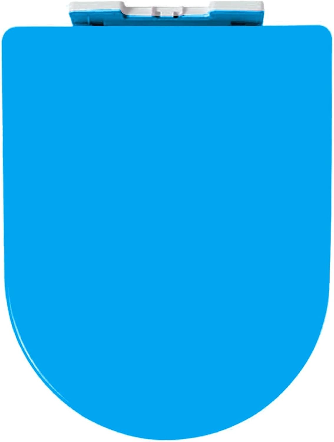 D Ssoft Close Toilet Seat with Quick Release for Easy Clean Loo Toilet Seat with Adjustable Hinges Thicken D Stoilet Seat/Blue