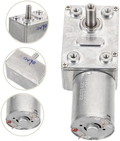 NUOBESTY Elektrikli şanzıman motoru, amatörler için, yüksek tahrikli ve kendinden kilitli, ters çevrilebilir, yavaş devir sayısı, hassas kontrol için, içi boş mil konstrüksiyonu, kolay - Görsel 6