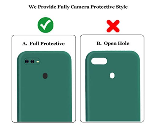 Image of A rtistque Back Cover Case for Oppo A7 / Oppo A5s with Camera Protection | Shockproof TPU | Stylish Protective Design | Slim Fit | Ultra Matte | Oppo A7 / Oppo A5s Back Cover - Green