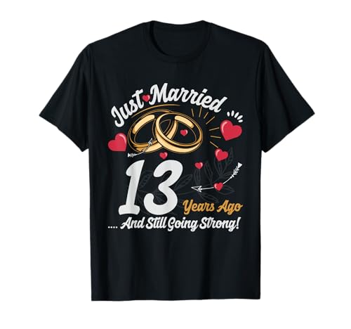Vintage 13 years marriage anniversary Crew legends His/Her Camiseta