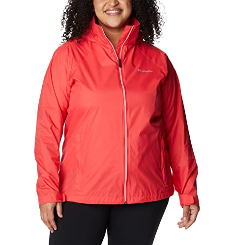 Columbia Jaqueta feminina Switchback III, hibisco vermelho, pequena