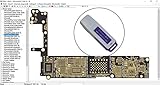 ZXW Dongle with Installation Training (English Version 2.6, 2018) USB Tool PCB Layout Schematic Pad Drawing Diagram for Latest iPhone, iPad, Samsung, Troubleshooting Micro Soldering Repair Work