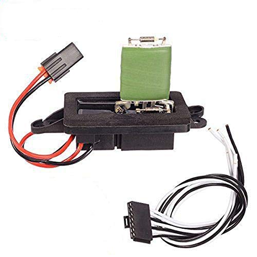 Blower Motor Resistor Complete Kit With Harness Manual AC Controls Compatible with 2003-2006 Chevy Silverado Avalanche Suburban Tahoe,GMC Sierra Yukon Cadillac Escalade 89019088 973-405 22807123 RU126