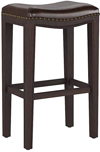 Christopher Knight Home Avondale Backless Bar Stools,12"D x 18.13"W x 30"H, 2-Pcs Set, Brown - Image 4