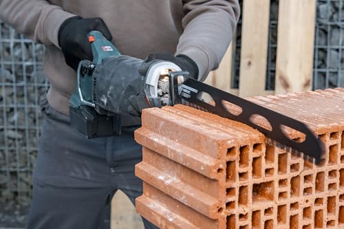 wolfcraft Säbelsägeblatt, 365 mm - 2668000 - Für grobe, gerade Schnitte durch Porenbeton und Hohlziegel - Made in Germany - lange Standzeit