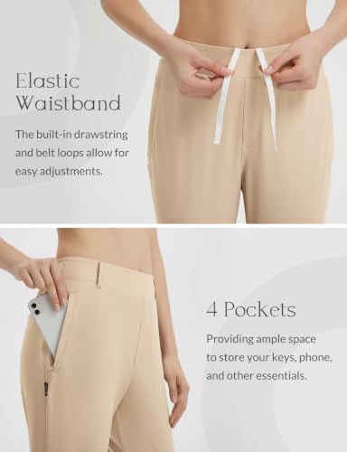 Image of baleaf Women's Golf Pants Work Casual Travel Lightweight