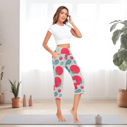 Tomates maduros estilo gasto cintura alta treino corrida ioga controle de barriga calças de ginástic