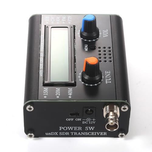 Transceptor SDR QRP 5W Bloepum QCX-SSB 3-Banda Todo Modo HF con Micrófono de Mano miniatura 3