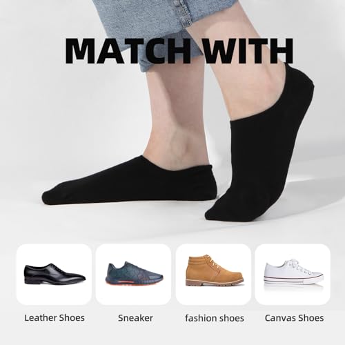 Image of 6 /12 Pairs No Show Cotton Low Cut Socks - Men & Women's Bulk Liner Socks