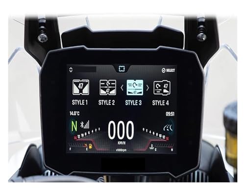 Film protecteur tableau bord pour Tiger 900 en voyage et roadtrip