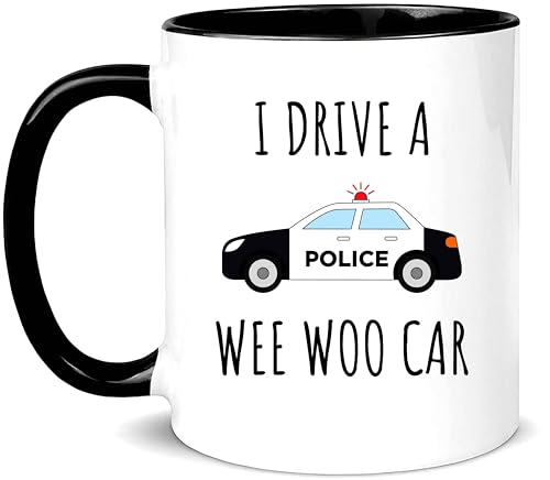 Taza de Cerámica Policía Divertida 11oz miniatura 2
