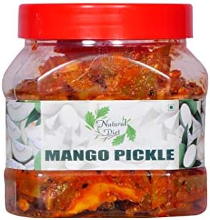 Natural Diet Peeled Mango Pickle Without Seed Mango Pickle Premium Pickle Jar ||Ghar Ka Achar ||Mouth-Watering Mother Made Love 400 Gram