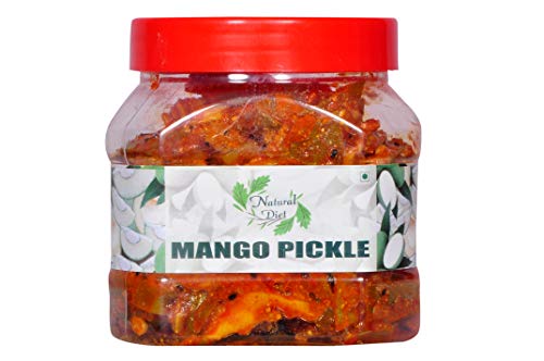 Natural Diet Peeled Mango Pickle Without Seed Mango Pickle Premium Pickle Jar ||Ghar Ka Achar ||Mouth-Watering Mother Made Love 400 Gram